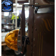 Custom watermelon turn signal brackets stainless universal sold individually 1pc ss-1002 UNIVERSAL Black