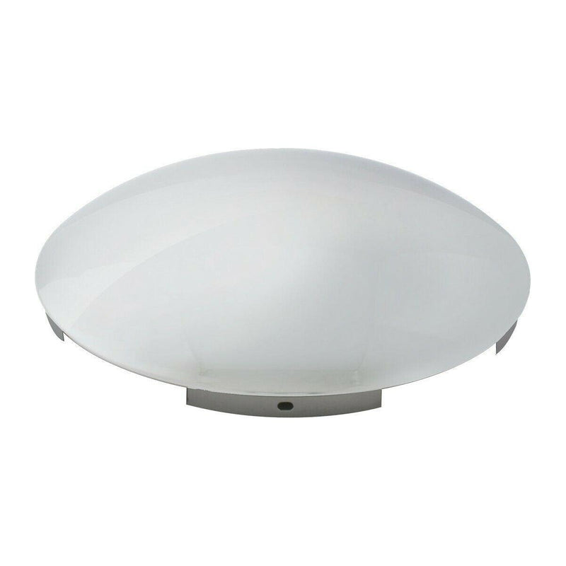 kenworth peterbilt freightliner truck universal chromed steel round top 10760 hub cover Light Gray