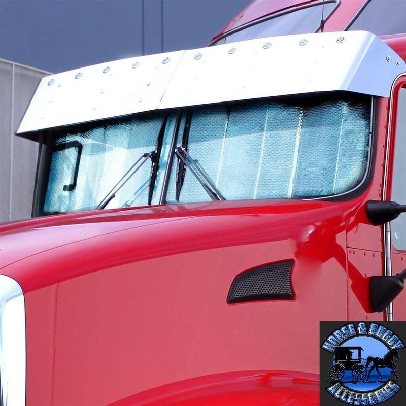 Window Sunshade For 2007-2017 Kenworth T660 sun blocker privacy shield 98996 KENWORTH Maroon