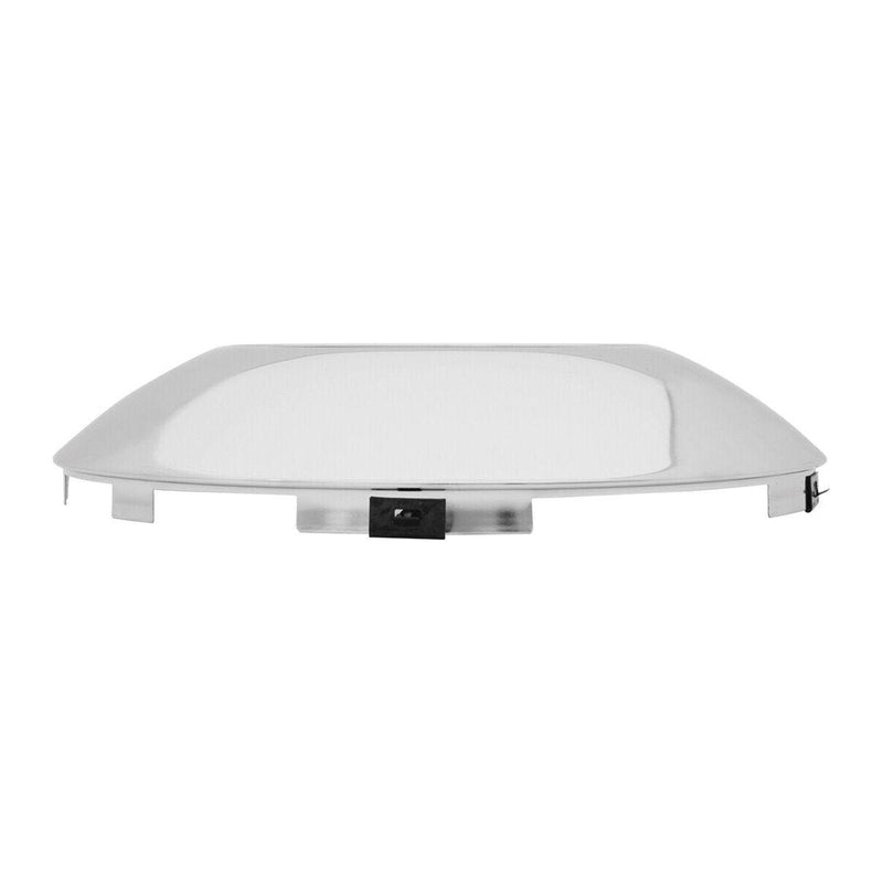 chrome front hubdometer semi truck hub cap universal 1" lip polished #10774 WHEEL HUB Light Gray