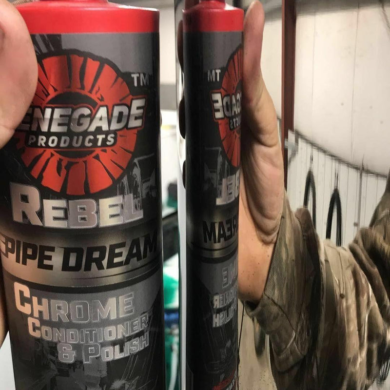 Renegade Pipe Dream Chrome Conditioner and Polish RP-LFGRPCLRPD12 Renegade Red Line Dark Slate Gray