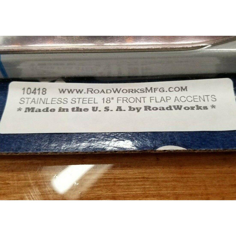 18" stainless steel mudflap weights pair weight w/hardware bolt universal #10418 MUD FLAP WEIGHTS Dim Gray