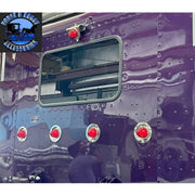 #43891 custom watermelon antenna bracket universal mount watermelon sealed led Dim Gray