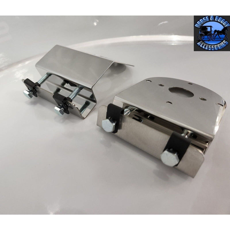 Rollin Low straight watermelon frame bracket clamp universal mount ss-1015 universal Dark Gray