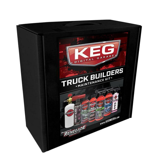 Black renegade KEG Media Truck Builders Maintenance Kit wash shine protect clean new rp-lfgrpkr-km-kit POLISHING