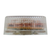 2" ROUND FLEET LED MARKER LIGHT universal grommet mount 2 PRONG (Choose Color) UNIVERSAL LED LIGHTING Amber/Amber,Red/Red,amber/ clear lens,red /clear lens Rosy Brown