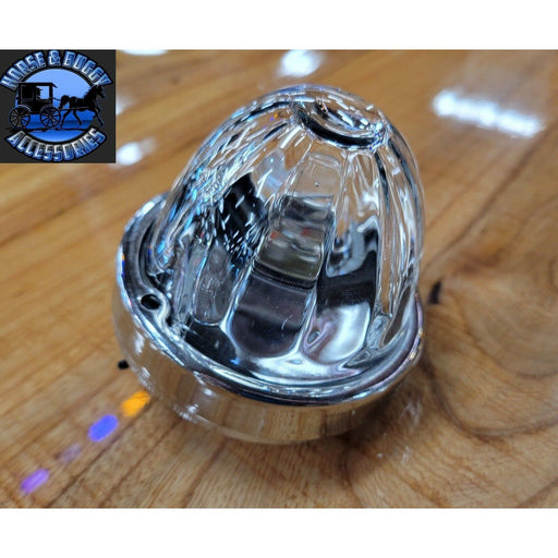 Dim Gray Clear lens watermelon glass kit (2 wire 1157) incandescent flush mount #79733 watermelon glass lens