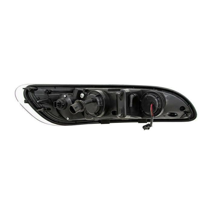 Dark Slate Gray peterbilt 386/387 headlight w/white led accent light and turn signal LIGHTING Driver's Side,Passenger's Side
