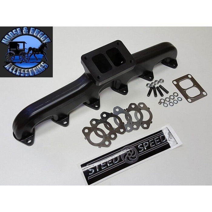 Dark Slate Gray steed speed cat c15 turbo manifold cnc steel one piece cooler egt's new black eBay Motors:Parts & Accessories:Commercial Truck Parts:Exhaust & Emissions:Exhaust Manifolds