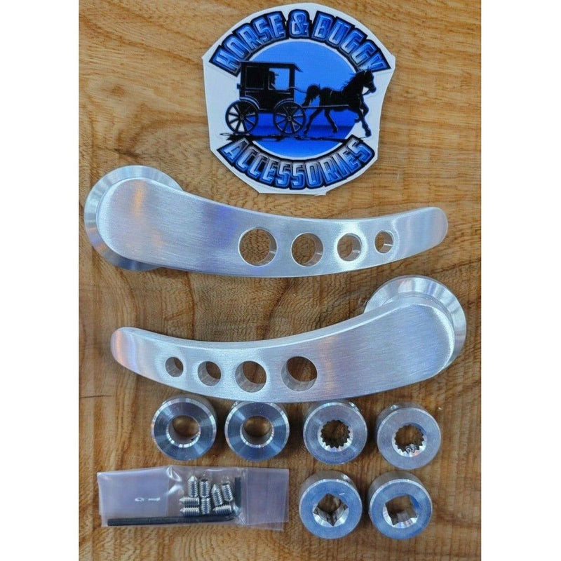 Billet Door Handle Kit universal pickup truck rat rod ford Chevy Mopar up-24039 DOOOR HANDLE Dim Gray