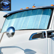Window Sunshade For 2013-2019 Kenworth T680 sun blocker privacy shield 98993 KENWORTH Light Gray