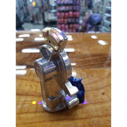 air brake gladhand aluminium blue service universal utility great dane v-035180 AIR BRAKE Dim Gray