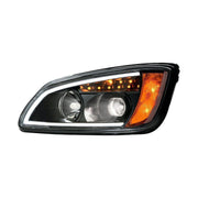 Kenworth T660 Headlights Pair LED Bar Projector black OE# P541059100 2008-2016 89442 -89443 KENWORTH Tan