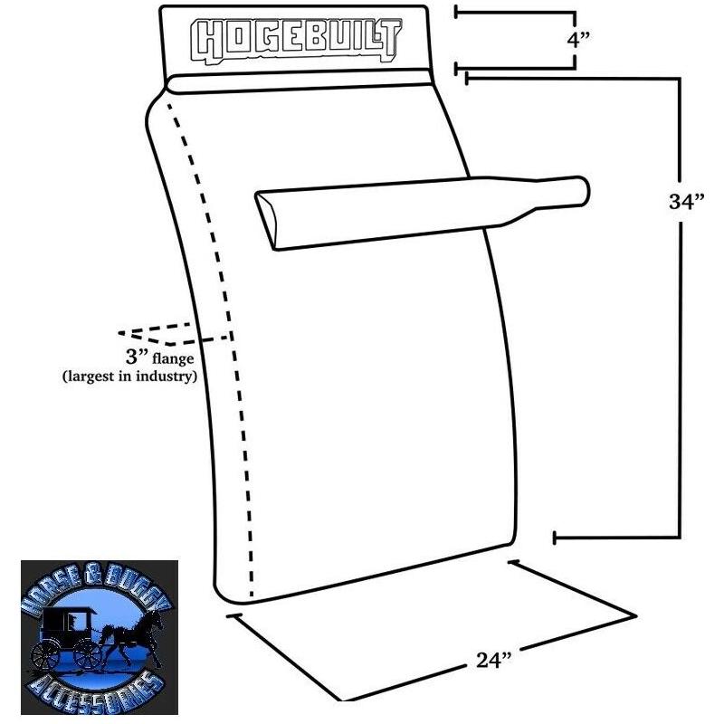 #m134 hogebuilt 34" 430 stainless steel quarter fender kit pair QUARTER FENDER Lavender