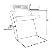 H-M130 hogebuilt 30" 430 stainless steel quarter fender kit pair #m130 QUARTER FENDER Lavender