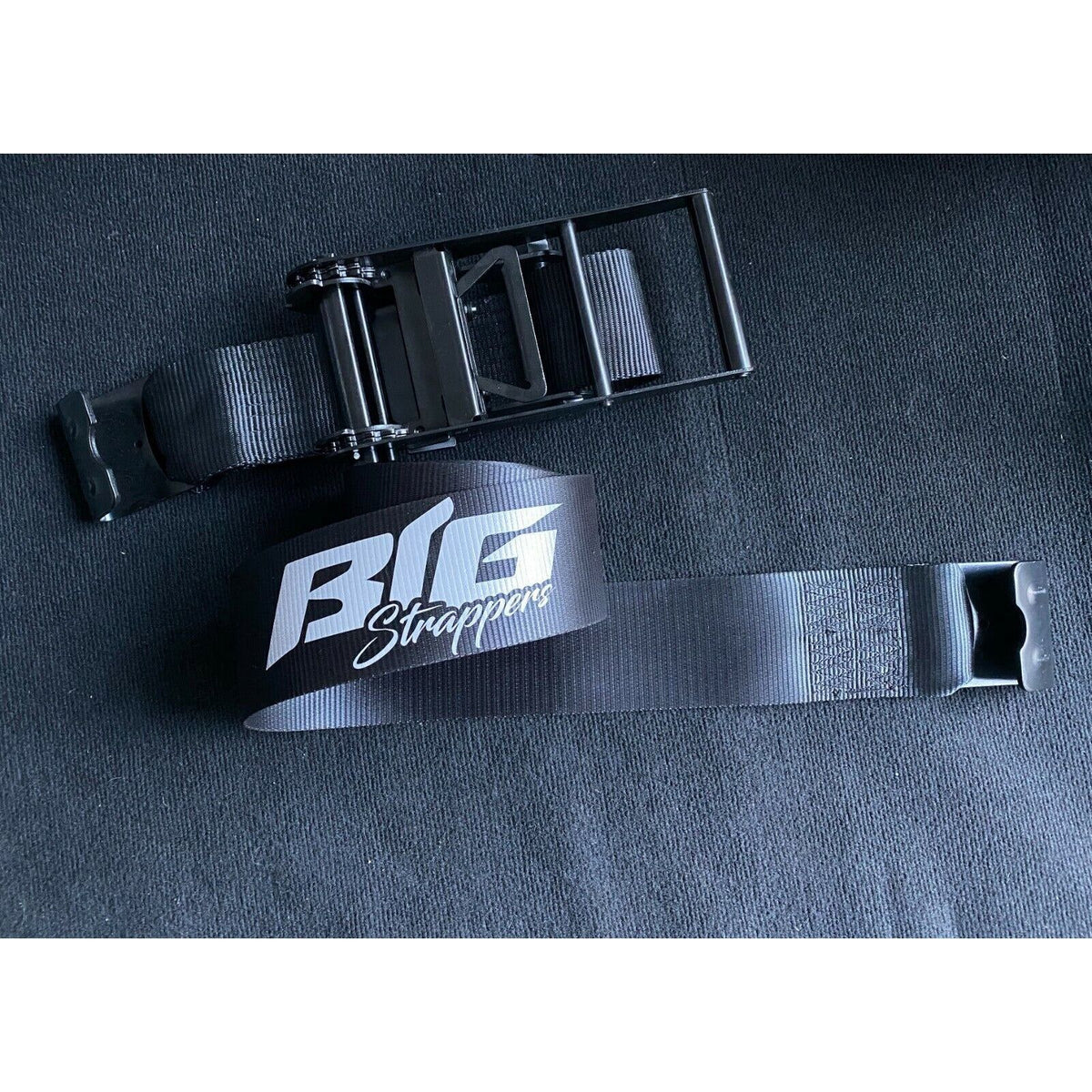 dp-BSA-KRTC-40BLk Big Strapper Blackout Ratchet 40ft Strap Kit w/ flat ...