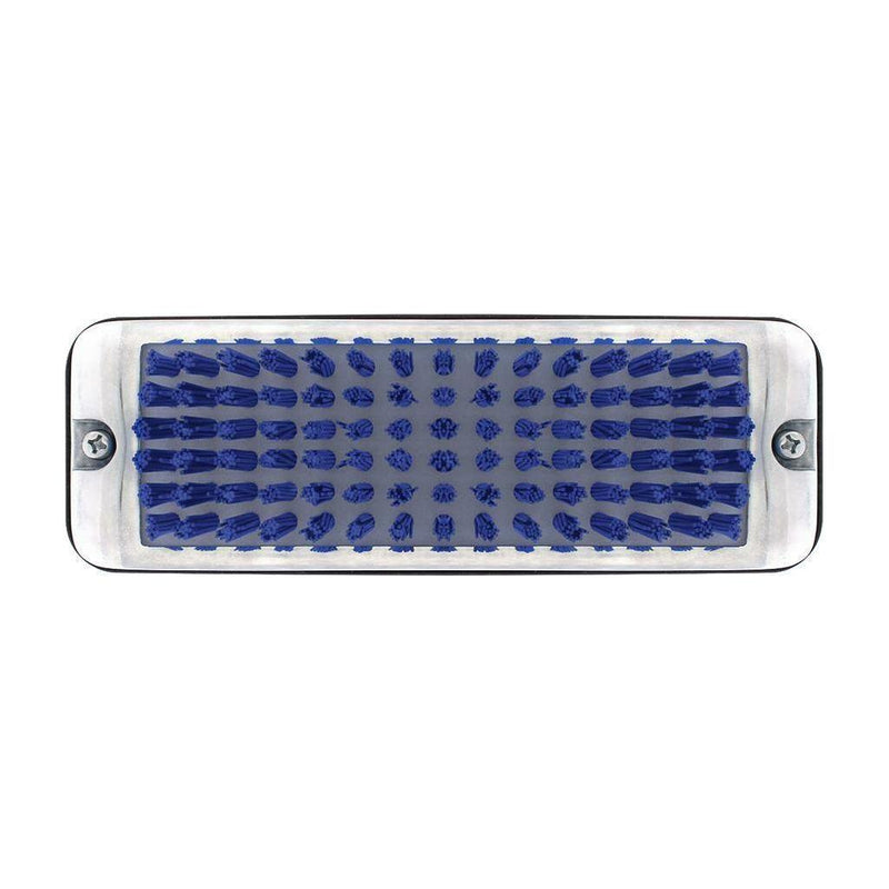 up-90054 heavy duty Stainless Shoe/Boot Scraper W/ blue step Brush universal mount UNIVERSAL Dark Slate Blue