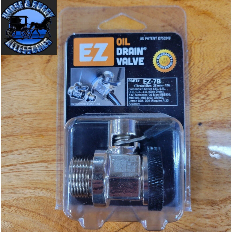 ez-7b 22mm 1.5 thread easy oil drain valve B-Series 4.5L, X12, 6.7l Cummins UNIVERSAL Rosy Brown