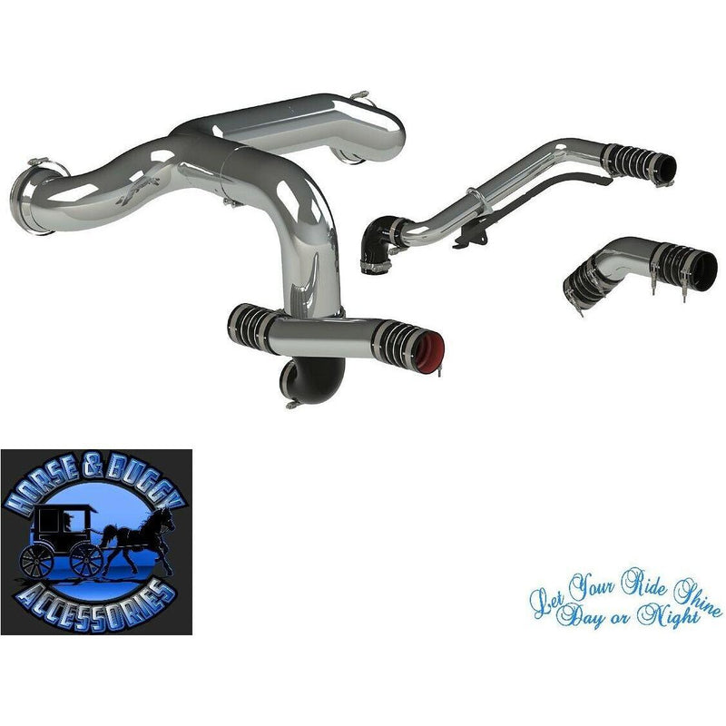 AIK-389-ISX Peterbilt 389 2011-2017 Cummins isx Air Intake Kit PETERBILT Dark Slate Gray