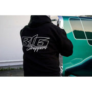 Big Strappin' Hoody strappers truckers sweatshirt black apparel diesel hot rod CLOTHING 2XL Black