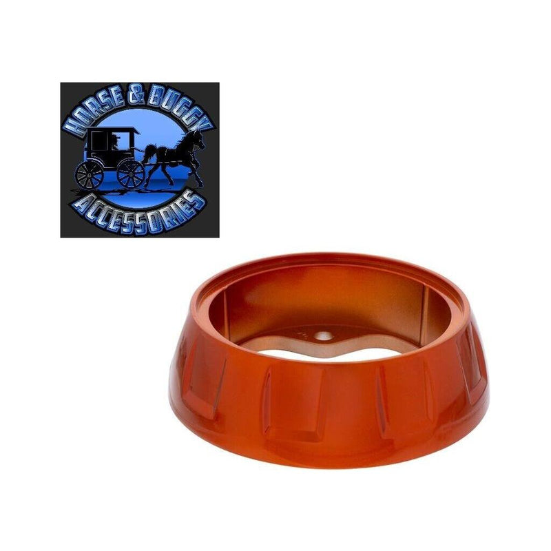 Custom steering horn bezel painted aluminum, chrome, center horn button (Choose color) steering wheel orange Brown