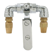 69982 air horn valve lever chrome floor mount stand 11" set new universal truck AIR HORN Gray