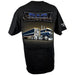 Black hoodless series cabover big strappers Peterbilt (pride n ride) t-shirt truck semi shirt 2xl