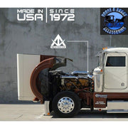 aik-379-c15 Dynaflex Peterbilt 379 Chrome cold Air Intake Kit cat c15 PETERBILT Dim Gray