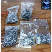 Peterbilt 379 359 grill surround hood hardware kit stainless Philips head #50736 PETERBILT Dim Gray