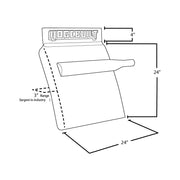 Hogebuilt 24" 430 stainless steel quarter fender kit pair #m124 QUARTER FENDER Black