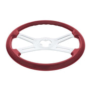universal 18" Vibrant Color 4 Spoke truck Steering Wheel Candy Red #88280 UNIVERSAL Lavender