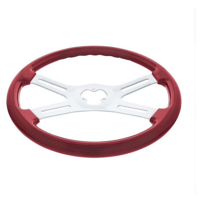 Lavender universal 18" Vibrant Color 4 Spoke truck Steering Wheel Candy Red up-88280 new UNIVERSAL