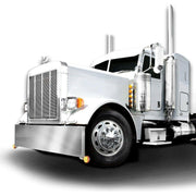 chrome hub cover axle kit 1-1/2" truck push-on front rear set pointed tops 40235 UNIVERSAL Light Gray