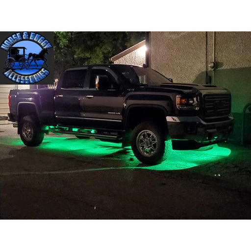 Black shift products custom Peterbilt Kenworth freightliner universal underglow kit underglow