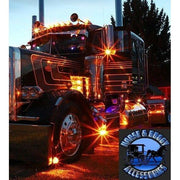 old school Vintage Anti-Glare Interior Light Purple w/mounting hardware 30658 LIGHTING Gray