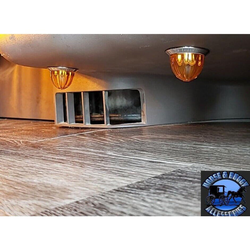 Roadworks mini 3/4" hero watermelons red or amber dual function clearance light watermelon sealed led RED RED,AMBER AMBER,RED CLEAR LENS,AMBER CLEAR LENS Slate Gray