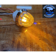 Roadworks mini 3/4" hero watermelons red or amber dual function clearance light watermelon sealed led RED RED,AMBER AMBER,RED CLEAR LENS,AMBER CLEAR LENS Saddle Brown