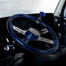 Black universal 18" Vibrant Color 4 Spoke truck Steering Wheel Indigo Blue up-88277 new UNIVERSAL