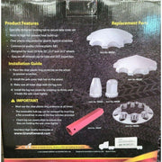 chrome hub cover axle 33mm locking nuts w/cooling vents #40180 UNIVERSAL Dark Slate Gray