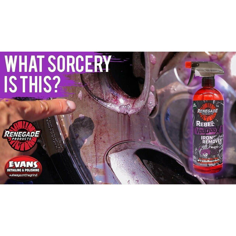 Renegade Voodoo X Iron Remover Renegade Red Line 16 ounce,1 gallon Dim Gray