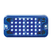 Grand General Ultra Thin Rectangular Surface Mount Strobe Light 40 blue LEDs new 81748 UNIVERSAL Dark Slate Blue