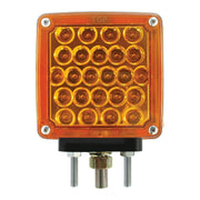77621  Square Double Face Pearl LED Pedestal Light Red/Amber  (Driver) UNIVERSAL Sienna
