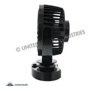mini cooling fan turbo 12 volt 360 truck cigarette lighter plug up-40847 UNIVERSAL Black