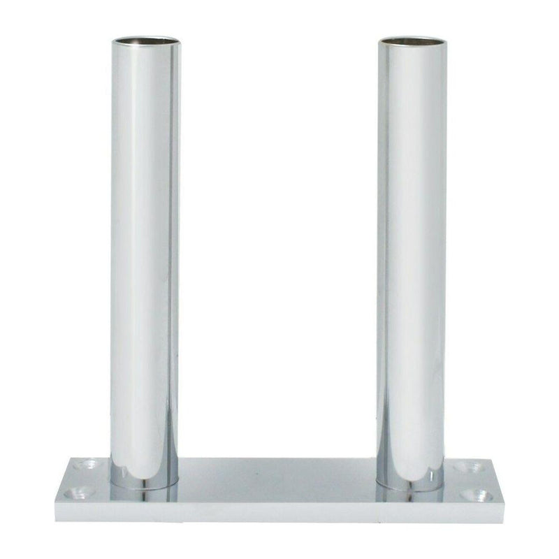 69979 air horn valve lever chrome floor mount stand 7" set new universal truck UNIVERSAL Light Gray