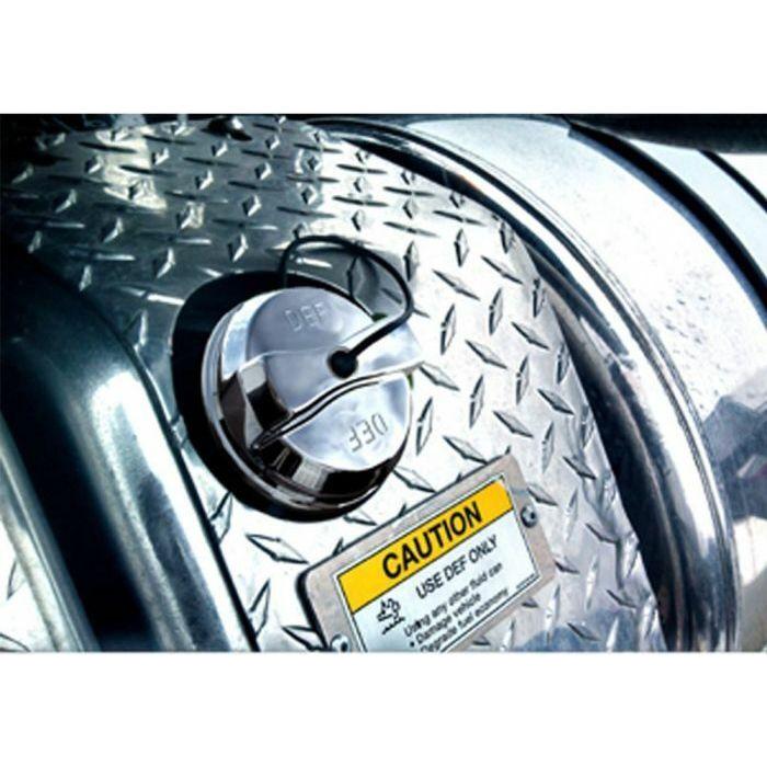 def tank cap chrome plastic stick-on cover freightliner models #21264 FREIGHTLINER Dark Slate Gray