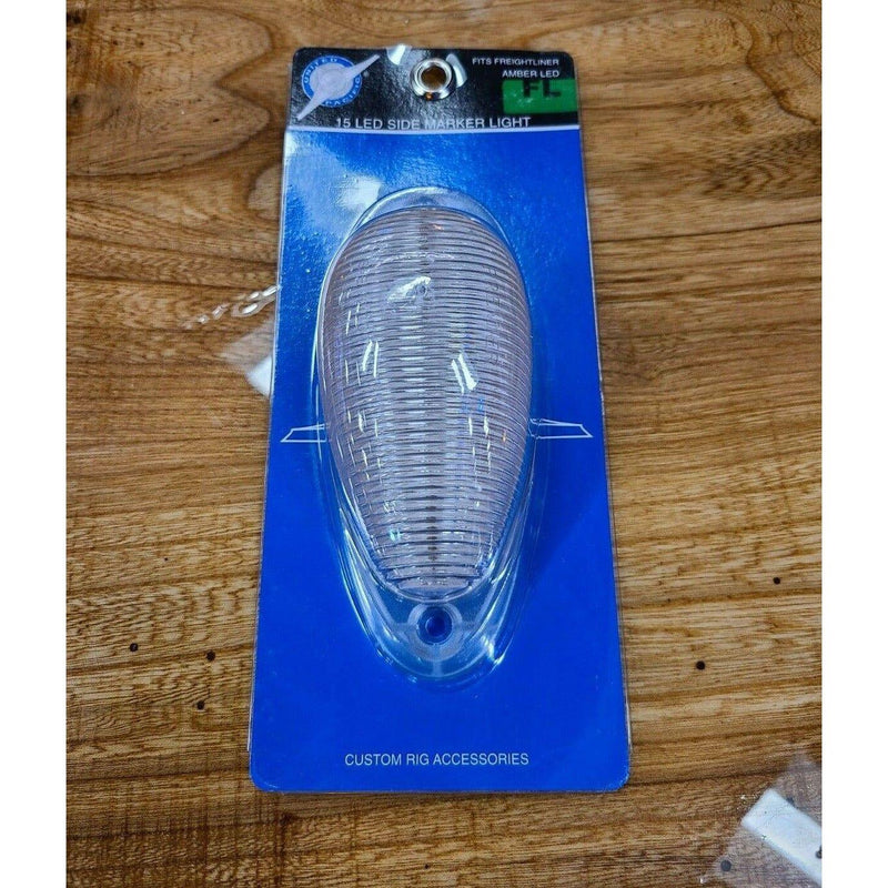 up-38449 15 LED Freightliner Sleeper Clearance/Marker Light Amber LED/Clear Lens up-38449 LIGHTING Sienna