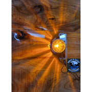 #43891 custom watermelon antenna bracket universal mount watermelon sealed led Saddle Brown