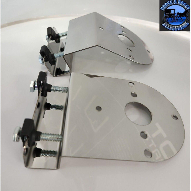 Rollin Low angled watermelon frame bracket clamp universal mount ss-1016 universal Gray