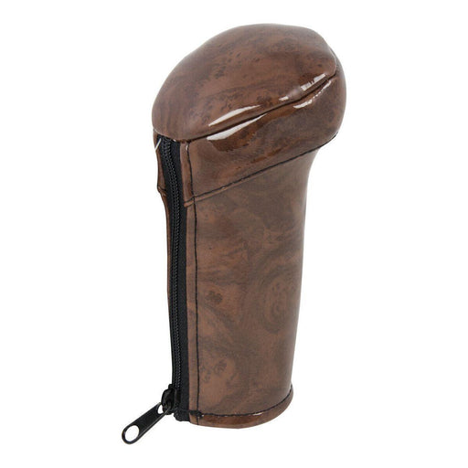 99867 shiny dark wood gear shift knob cover universal 18 15 13 10 spee — Horse & Buggy Accessories