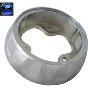 Custom steering horn bezel painted aluminum, chrome, center horn button (Choose color) steering wheel red,white,blue,green,orange,silver,yellow,chrome,horn button Light Slate Gray